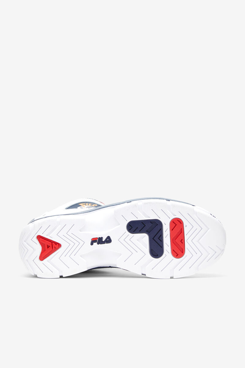Fila Grant Hill 2 Patchwork Basketskor Herr Vita Marinblå Röda | KGEc8pcf2LX