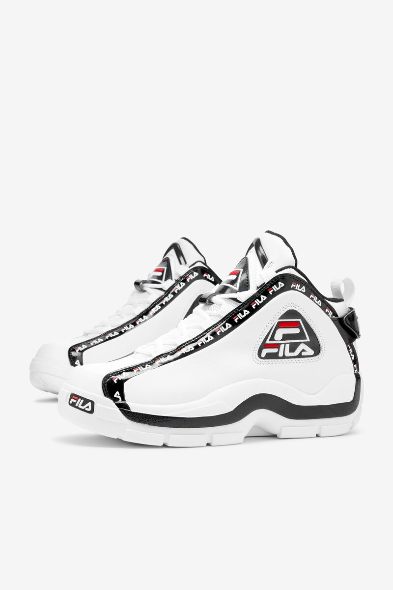Fila Grant Hill 2 Repeat Basketskor Herr Vita Svarta Röda | 15CYLFBjapS