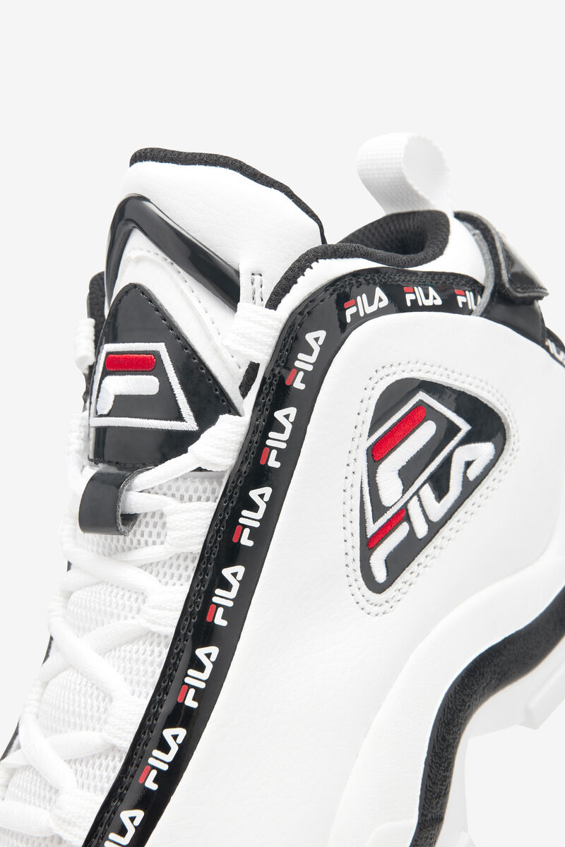 Fila Grant Hill 2 Repeat Basketskor Herr Vita Svarta Röda | 15CYLFBjapS