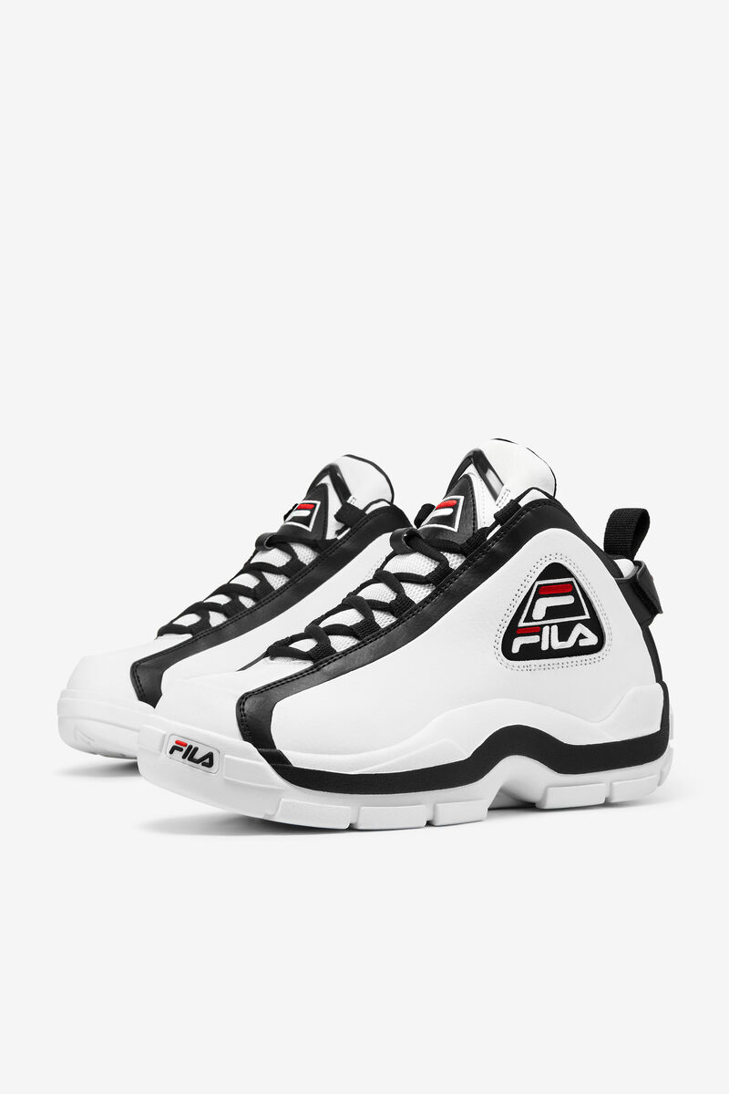 Fila Grant Hill 2 Shoes Black Colorway | Fila Sneakers Herr Vita Svarta Röda | QQjYXDwdozv