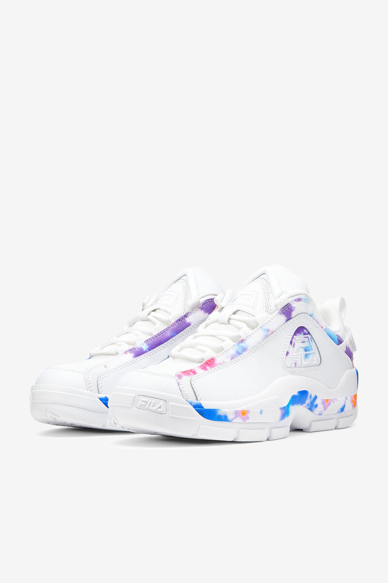 Fila Grant Hill 2 Tie Dye Low Basketskor Herr Vita Vita | 2u8EfsSwt69