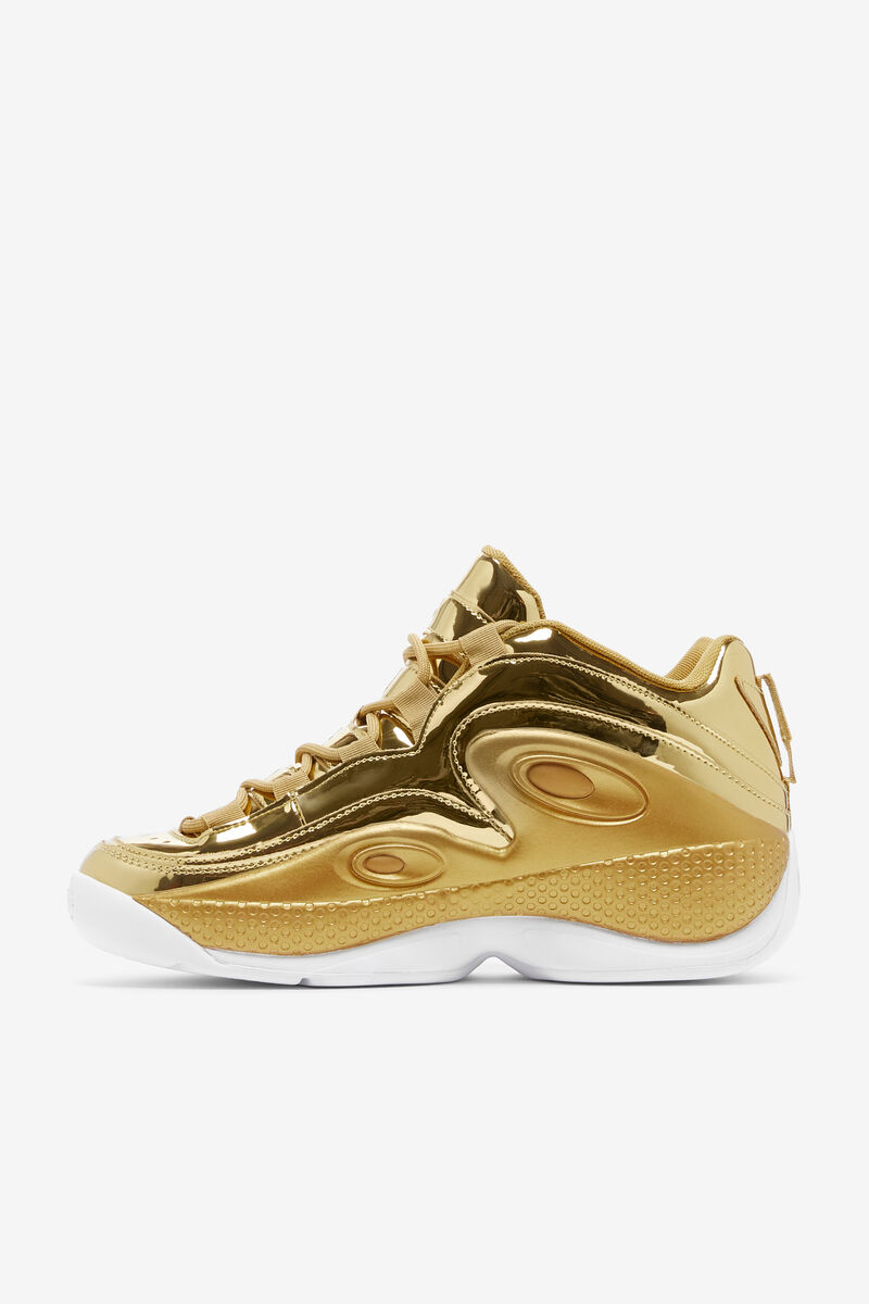 Fila Grant Hill 3 Metallic Basketskor Herr Metal Guld Metal Guld Metal Guld | 4CugQHDrvfu