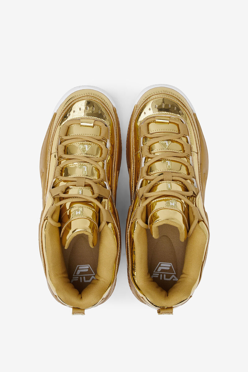 Fila Grant Hill 3 Metallic Basketskor Herr Metal Guld Metal Guld Metal Guld | 4CugQHDrvfu