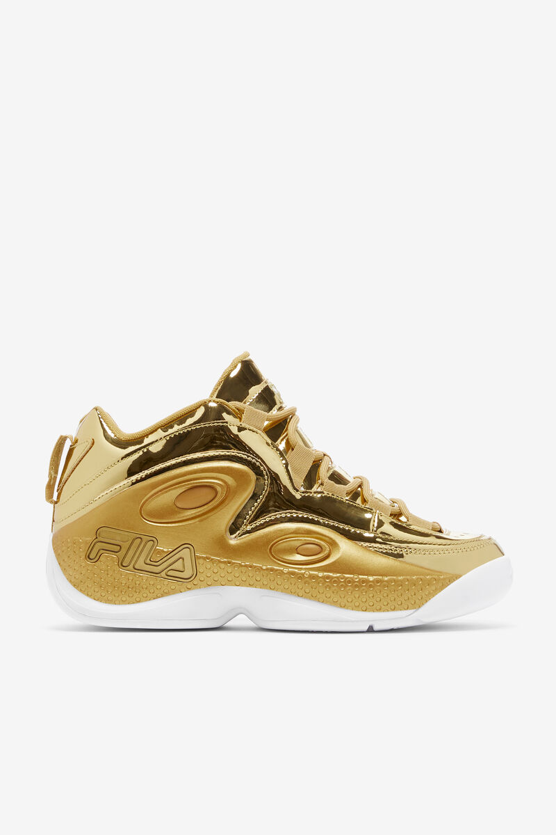 Fila Grant Hill 3 Metallic Basketskor Herr Metal Guld Metal Guld Metal Guld | 4CugQHDrvfu