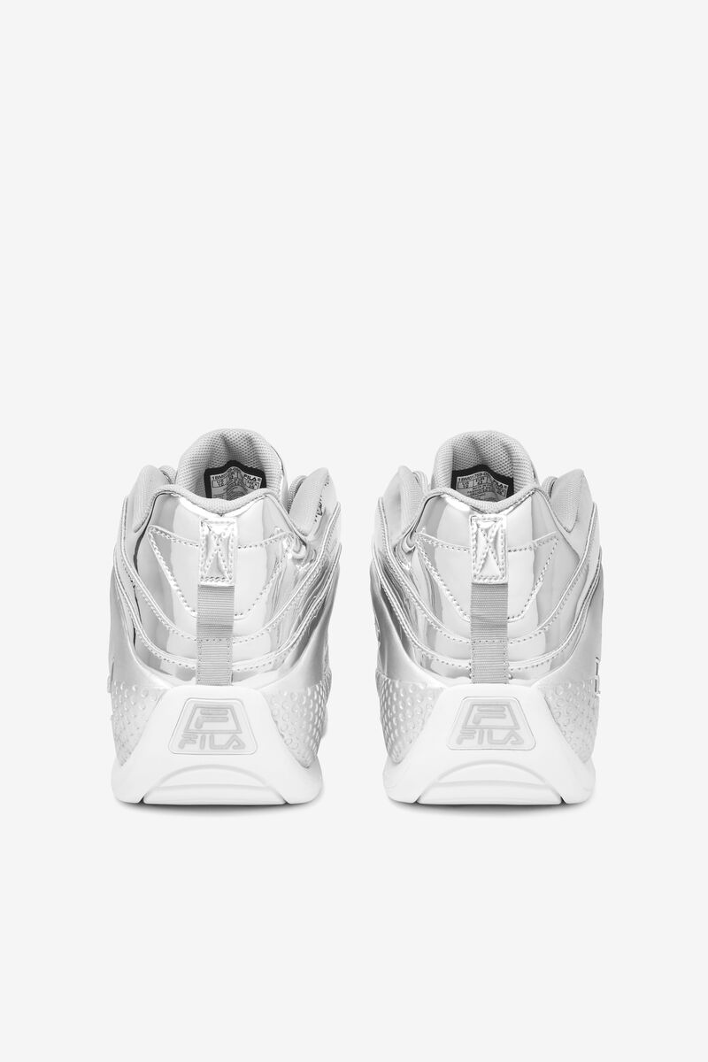 Fila Grant Hill 3 Metallic Basketskor Herr Metal Silver Metal Silver Metal Silver | ESm526yn6y8