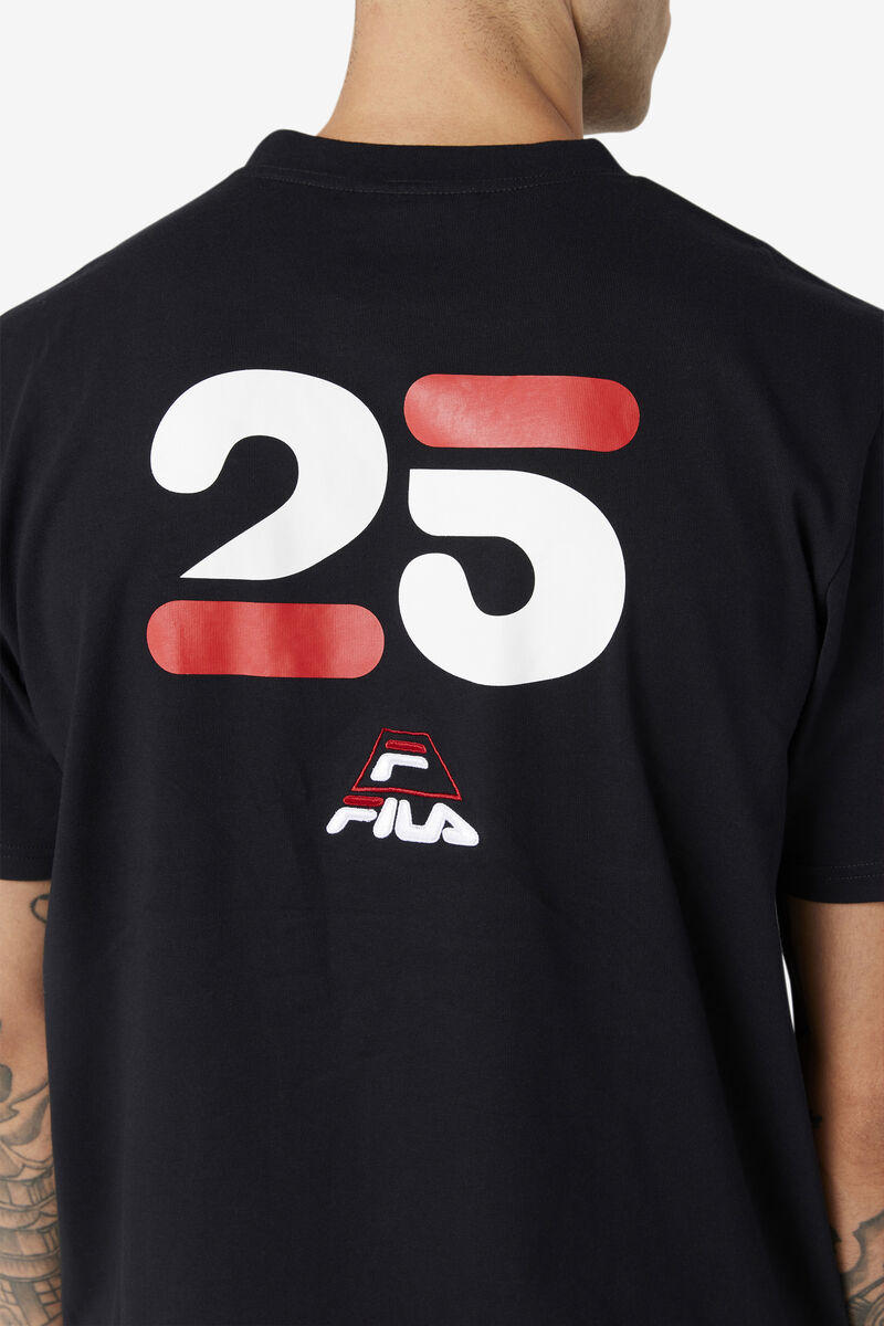 Fila Grant Hill Cormac T-shirt Herr Svarta | DxXoC249Oj1