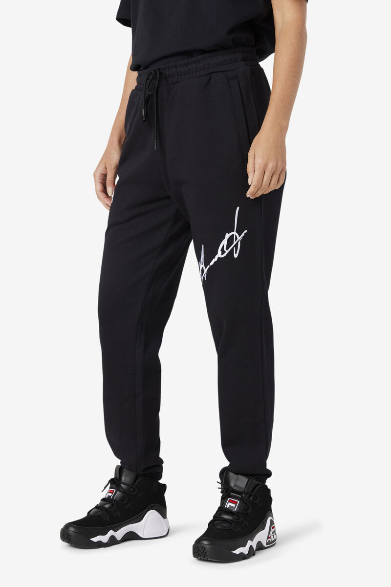 Fila Grant Hill Orson Pant Byxor Herr Svarta | BUgInrz7BfA