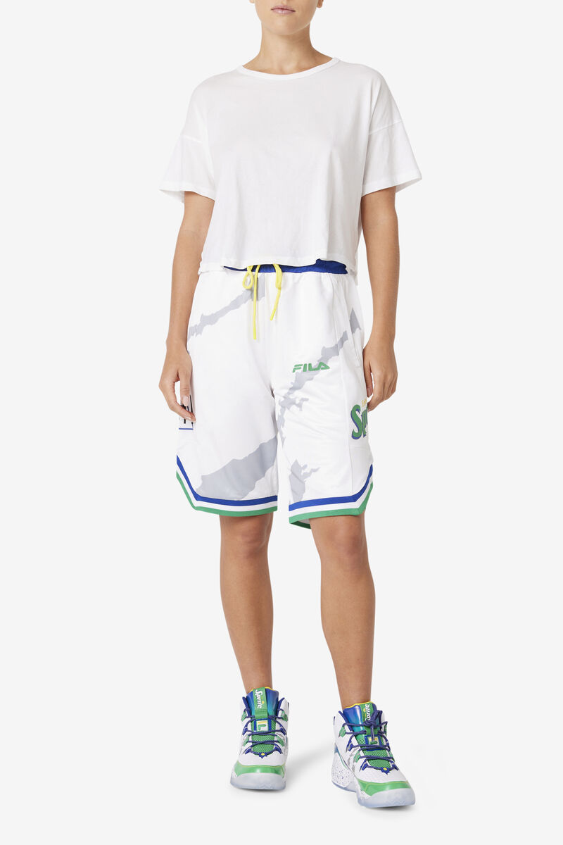 Fila Grant Hill X Sprite Kort Shorts Dam Vita Blå | atbzYzX4Vms