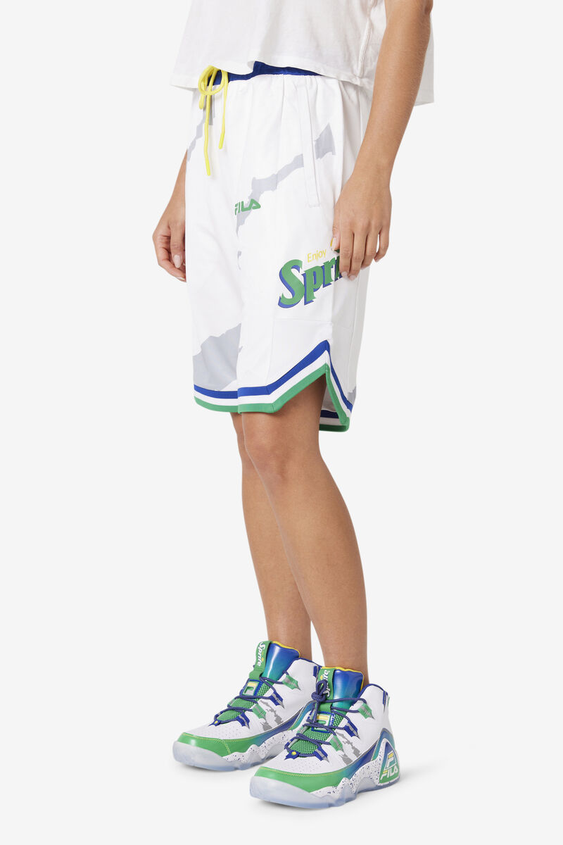 Fila Grant Hill X Sprite Kort Shorts Herr Vita Blå | BZrpOTiJ8D6