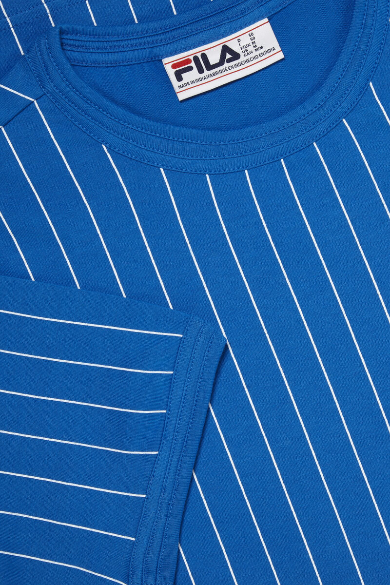 Fila Guillo T-shirt Herr Blå Vita | JIrtPTgko5e