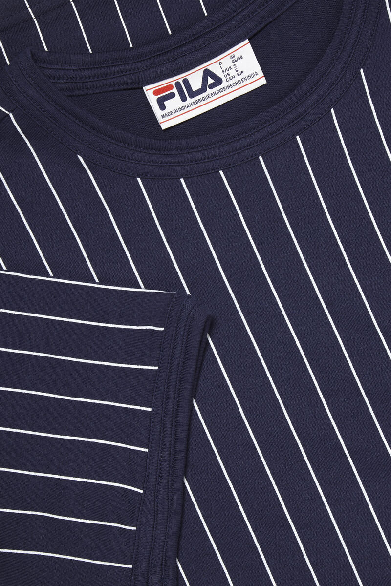 Fila Guillo T-shirt Herr Marinblå Vita | CZSDVAe4fN6