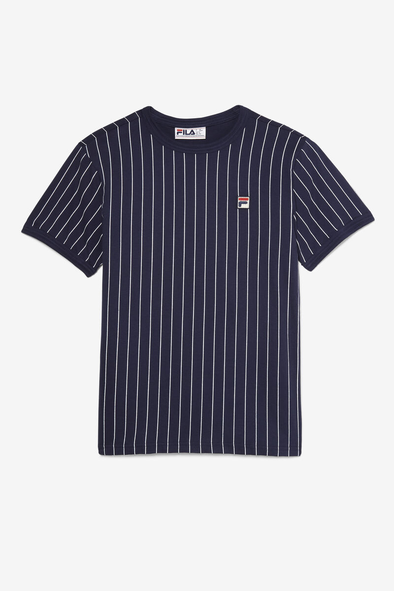 Fila Guillo T-shirt Herr Marinblå Vita | CZSDVAe4fN6