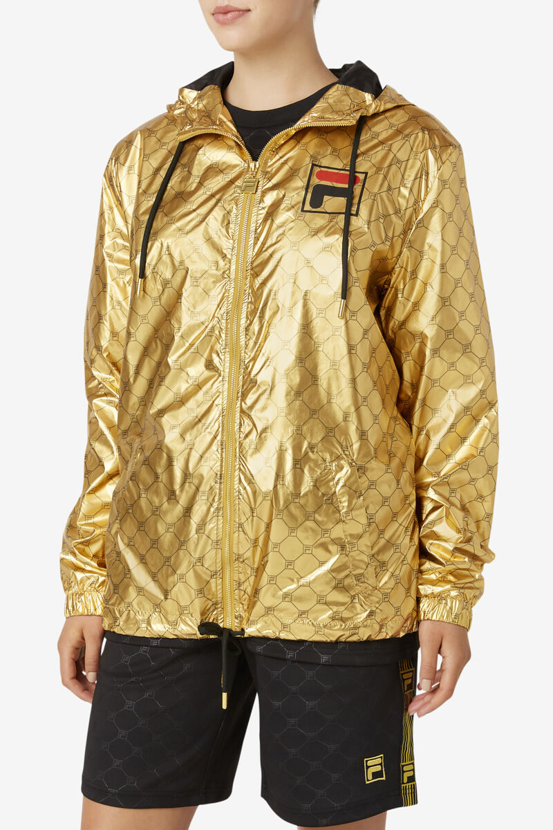 Fila Gustas Long Vind Jacket Jacka Herr Guld | res3l4G9KU9