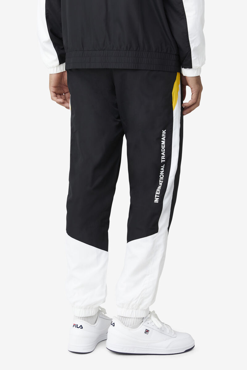 Fila Gustavo Pant Byxor Herr Svarta Vita Gula | Ar3JjWk2w8O