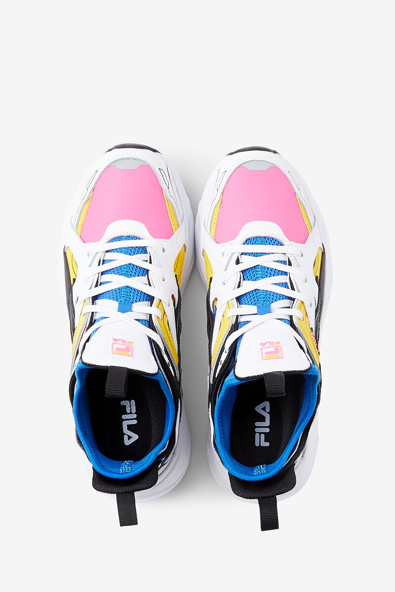 Fila Hallasan Sneakers Dam Vita Svarta Blå | RQQ1dCMjB65