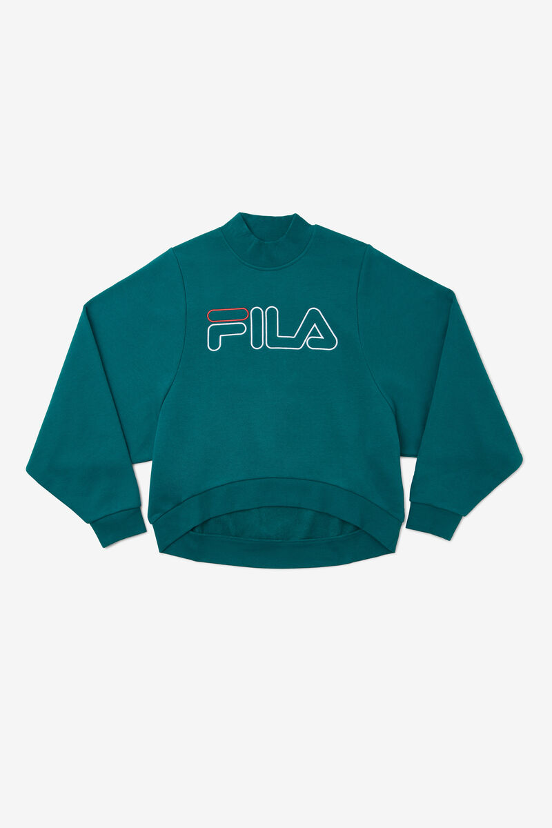 Fila Hanami Sweatshirt Tröjor Dam Blå Vita | kLRGpMvnQZU