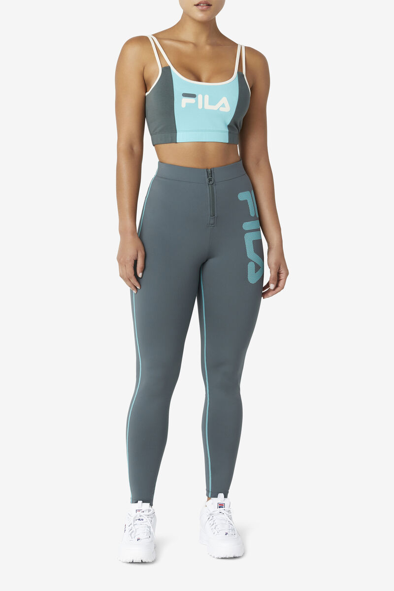 Fila Harleen High Rise Legging Leggings Dam Blå Turkos | GluLrsgtRtv