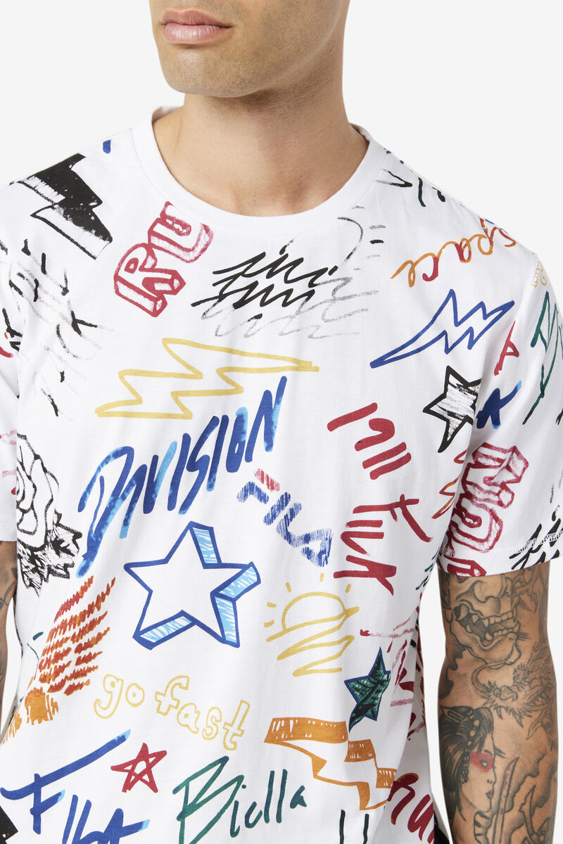 Fila Hiransh T-shirt Herr Vita | wjKiQUPifhW