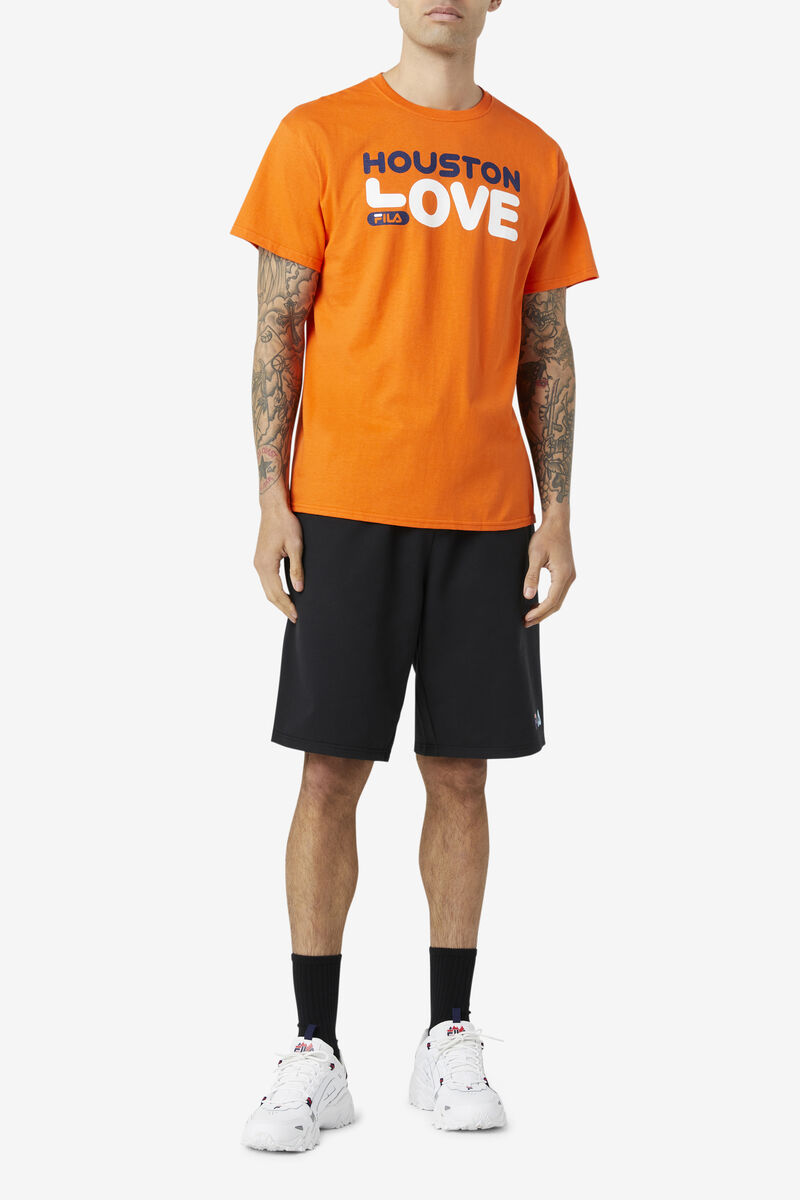Fila Houston Love T-shirt Herr Orange | 6fcVwLUWCH9