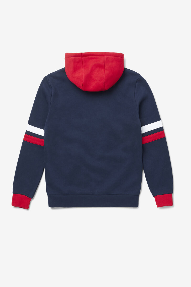 Fila Hurley Hoodie Hoodie Herr Marinblå Röda Vita | BdOrVwWr2cw