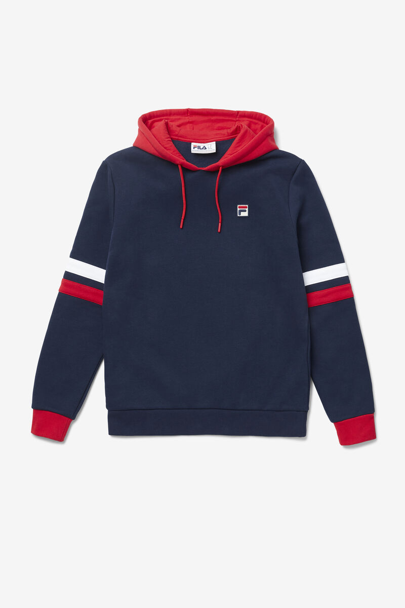 Fila Hurley Hoodie Hoodie Herr Marinblå Röda Vita | BdOrVwWr2cw