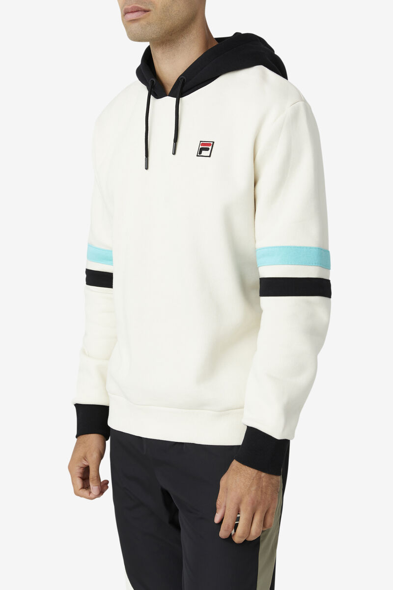 Fila Hurley Hoodie Hoodie Herr Svarta Blå Turkos | B4bOnhdr3p7