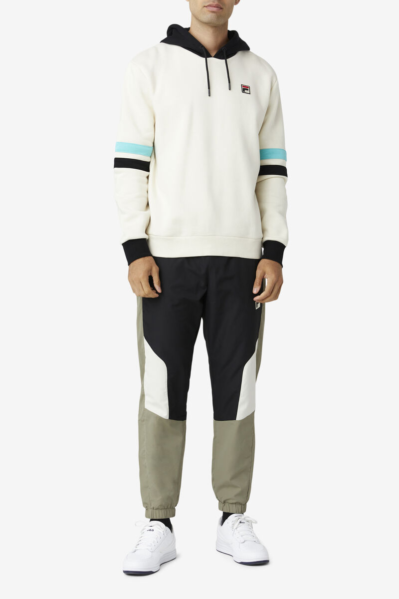 Fila Hurley Hoodie Hoodie Herr Svarta Blå Turkos | B4bOnhdr3p7