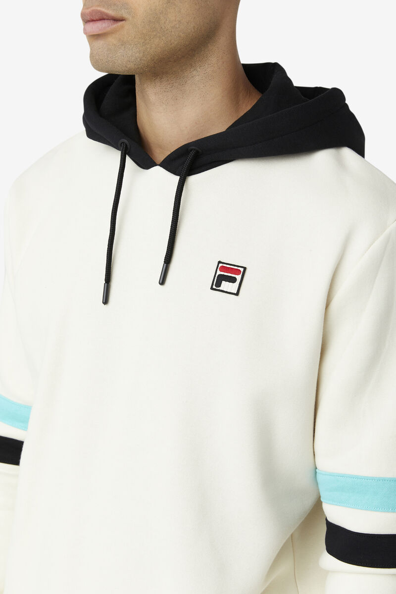 Fila Hurley Hoodie Hoodie Herr Svarta Blå Turkos | B4bOnhdr3p7