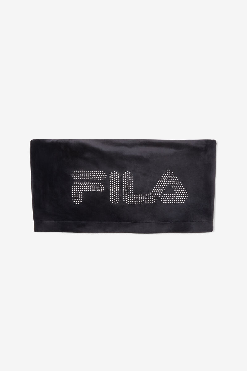 Fila Iman Bandeau Top T-shirt Dam Svarta | ioaCd1SoAu3