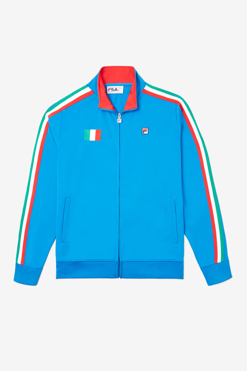 Fila Italy Track Jacket Träningsoverall Dam Blå Röda | Pwuwdwgkcf5