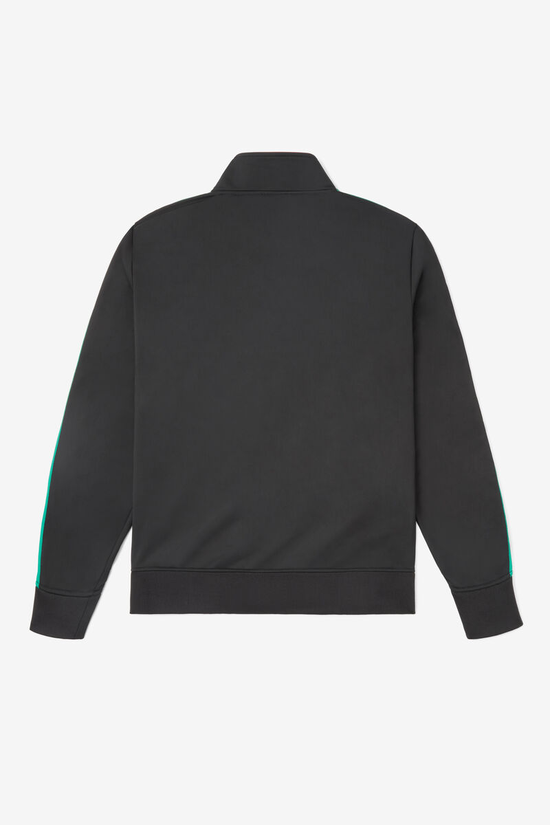 Fila Italy Track Jacket Träningsoverall Herr Svarta Röda | hFpL4pVADUl