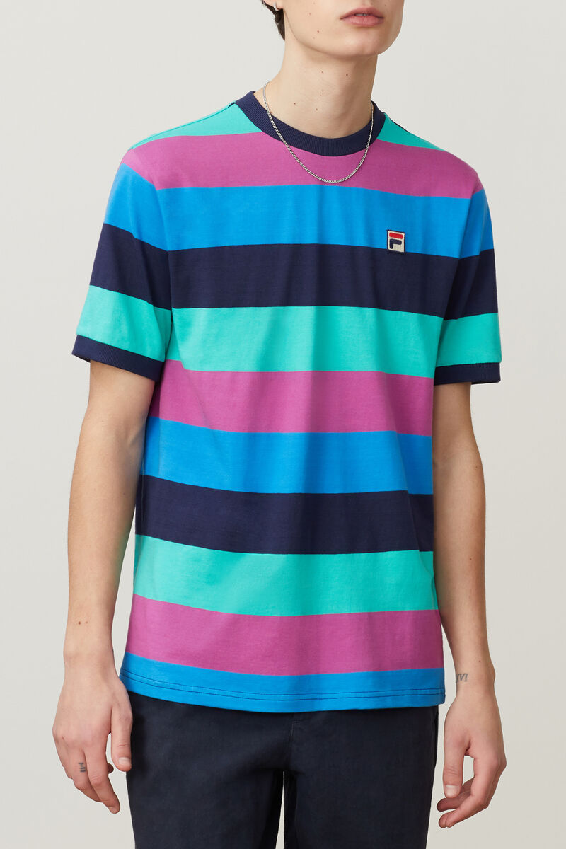 Fila Jabez T-shirt Herr Marinblå | X1T1qUlUoPH