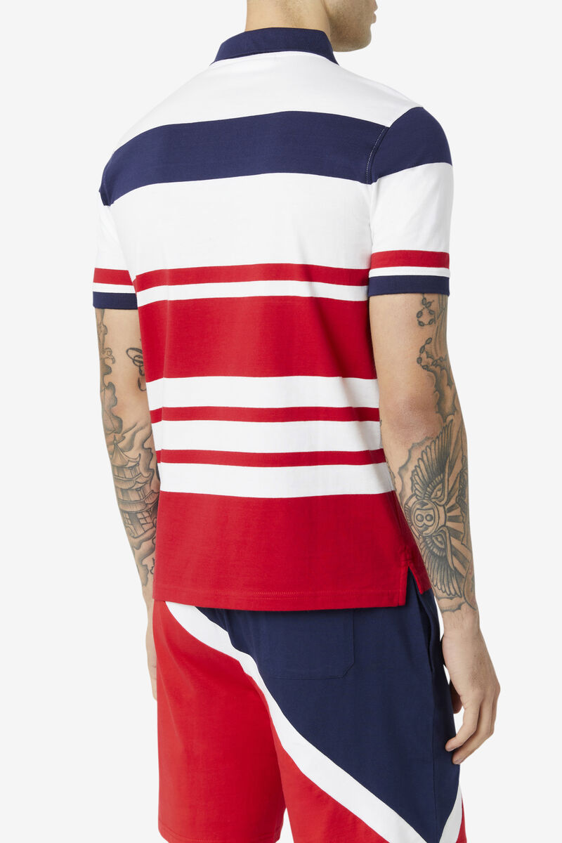 Fila Jacinth Polo Polo Shirt Herr Vita | rhsvLpBDMzz