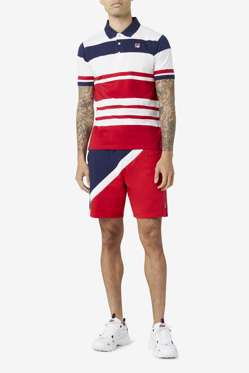 Fila Jacinth Polo Polo Shirt Herr Vita | rhsvLpBDMzz