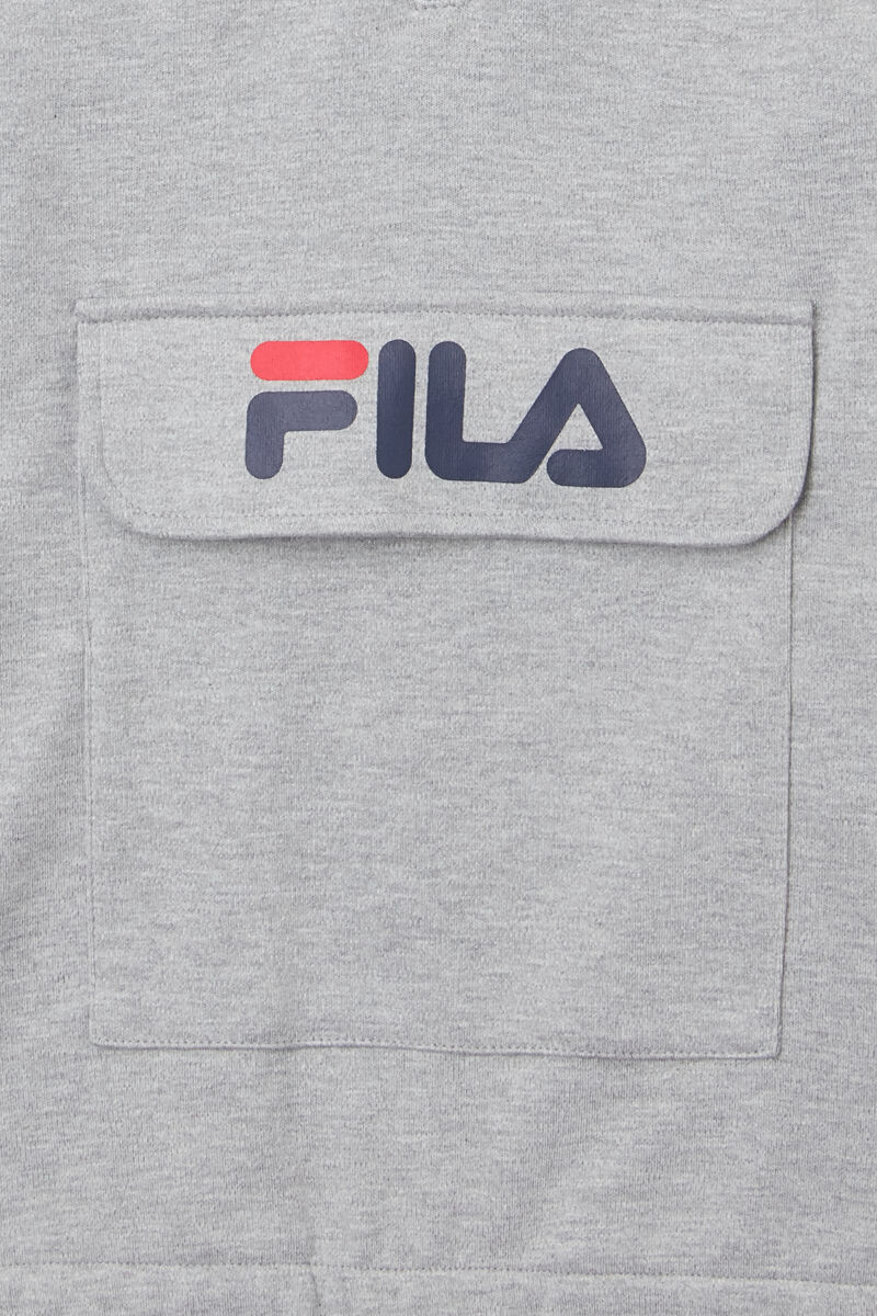 Fila James Hoodie Hoodie Barn Grå | aMVsBed3UTZ
