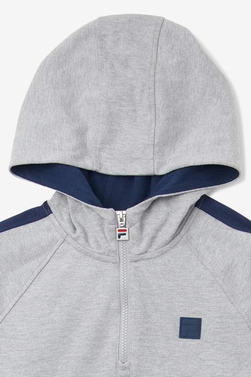 Fila James Hoodie Hoodie Barn Grå | aMVsBed3UTZ
