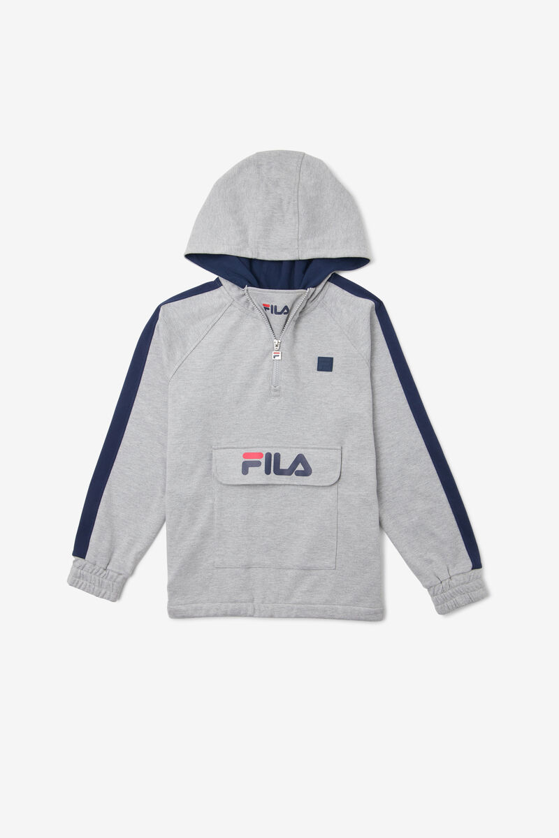 Fila James Hoodie Hoodie Barn Grå | aMVsBed3UTZ