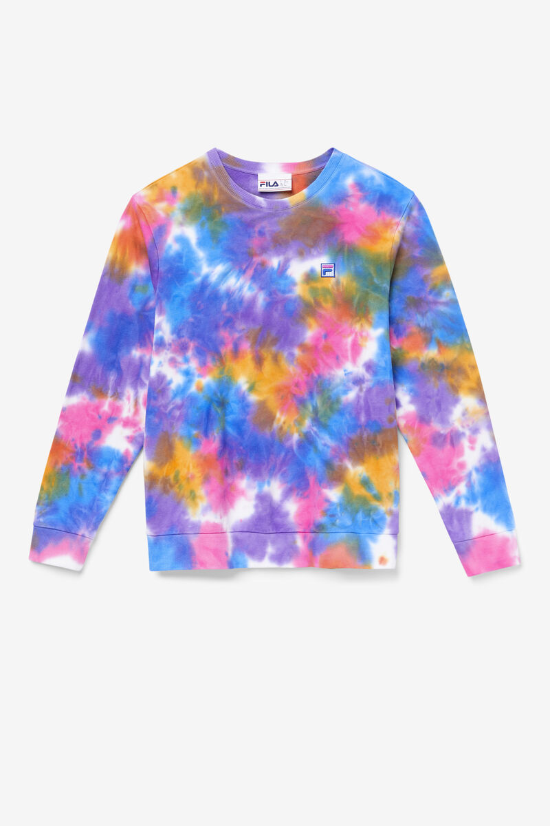 Fila Jamie Tie Dye Crewneck Tröja Tröjor Herr Olika Färger | bz7UonYSiED
