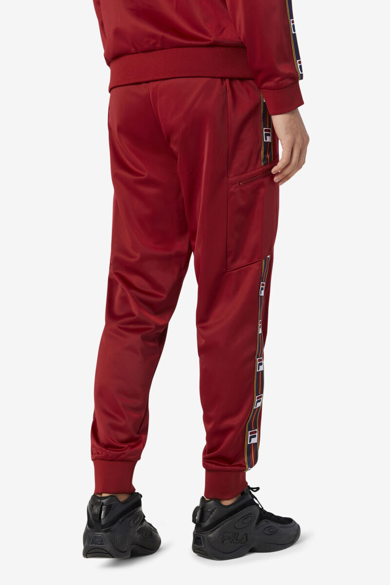 Fila Jaxson Pant Byxor Herr Röda | gL4NC177Wkd