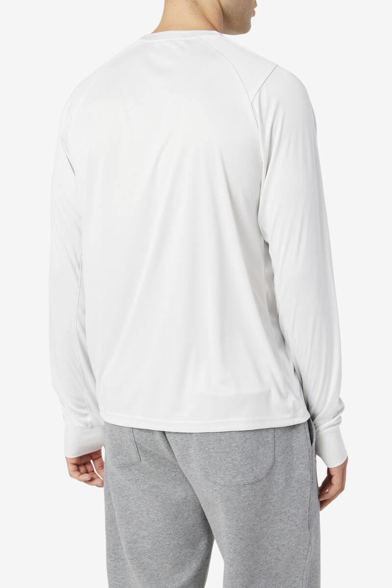 Fila Jazam Long Sleeve Crew T-shirt Herr Svarta | BylJe5Xo5Ak