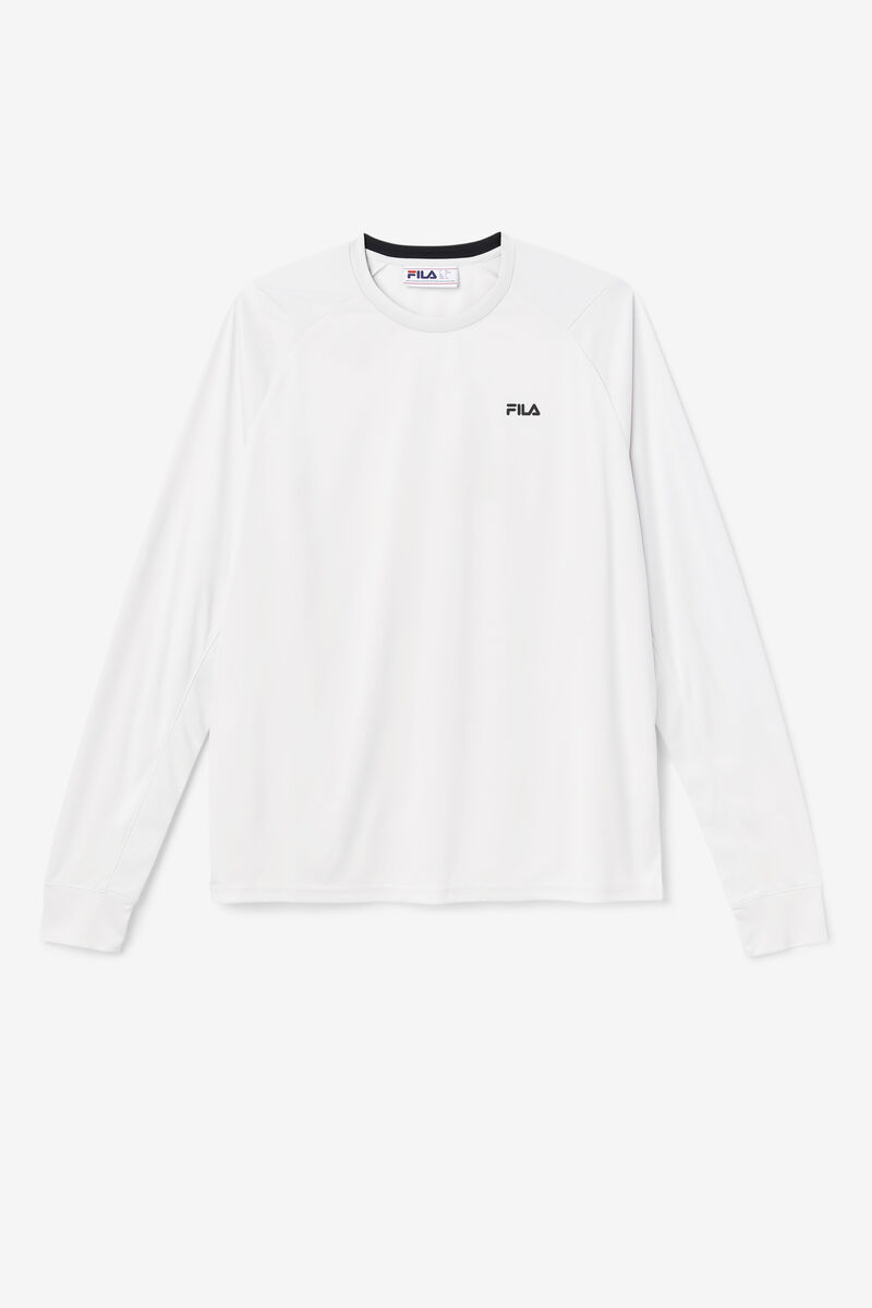 Fila Jazam Long Sleeve Crew T-shirt Herr Svarta | BylJe5Xo5Ak