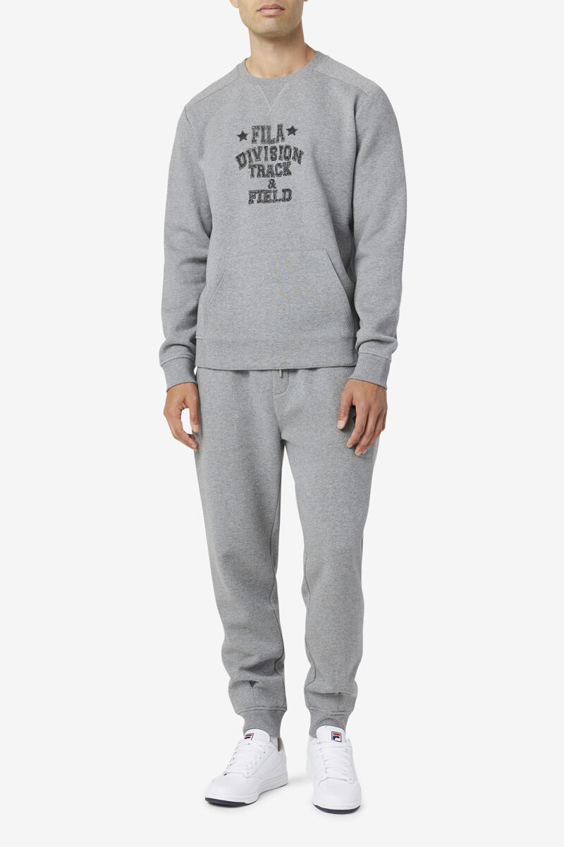 Fila Juddah Crew Tröjor Herr Grå | lONTKTcdVKC