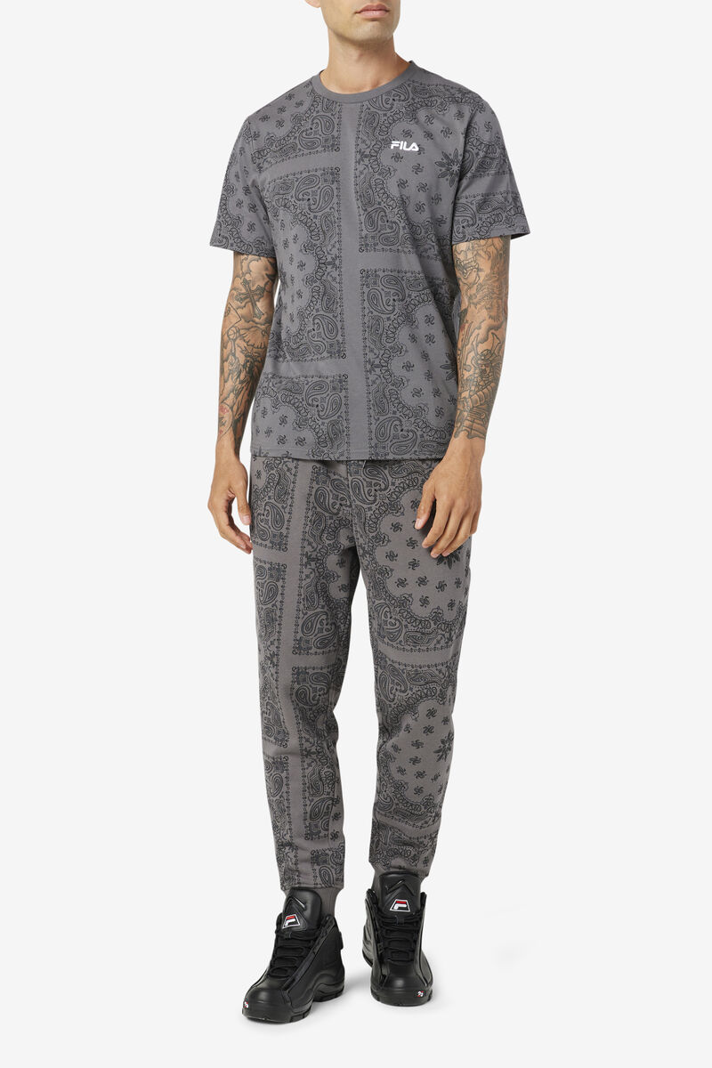 Fila Kensico T-shirt Herr Grå | qsVMC9yTqLm