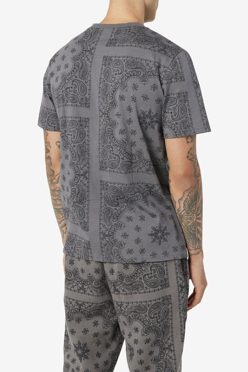 Fila Kensico T-shirt Herr Grå | qsVMC9yTqLm