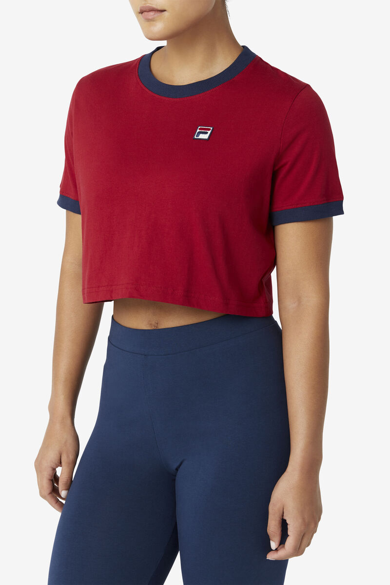 Fila Khaleesi T-shirt Dam Röda Marinblå | dZXqfHFA1wv