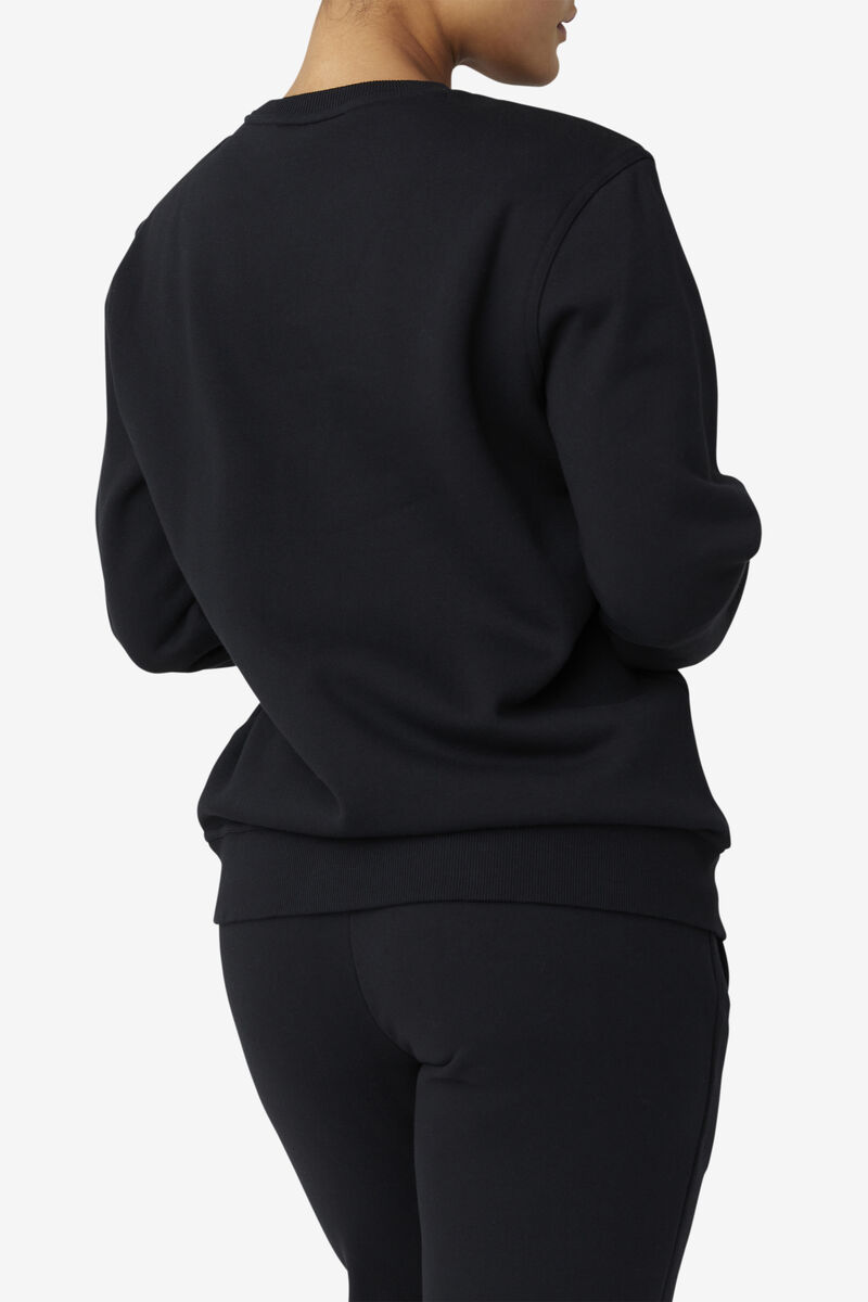 Fila Kieve Sweatshirt Tröjor Dam Svarta | Vju343ZNM4W