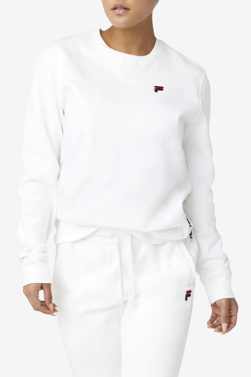 Fila Kieve Sweatshirt Tröjor Dam Vita | 7EnrPimaYdf