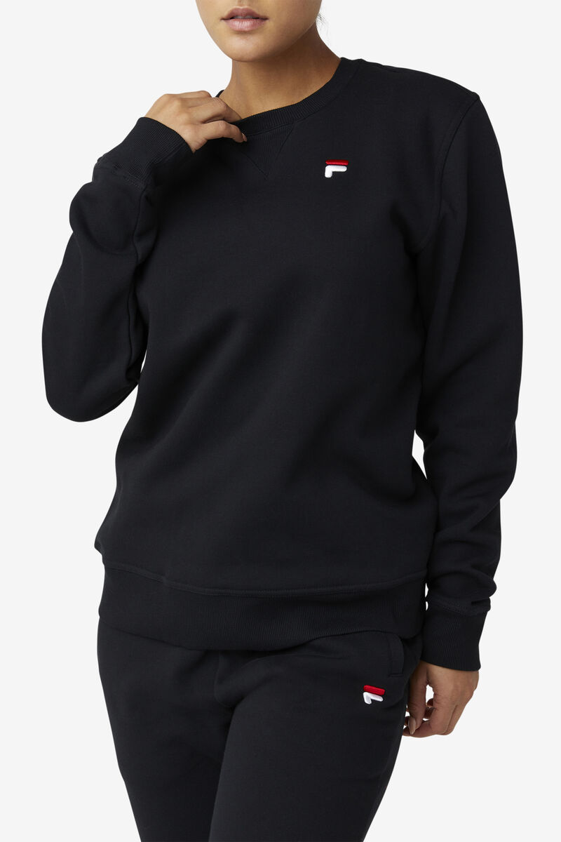 Fila Kieve Sweatshirt Tröjor Herr Svarta | 1X4ndmZxor6