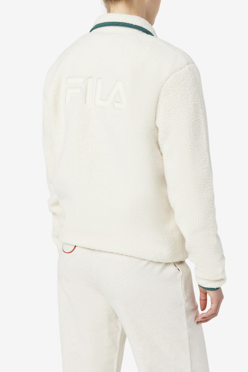 Fila Kyomi Quarter Zip Pullover Casual Kappor Dam Ljusgula | wF5UHKNBpAD