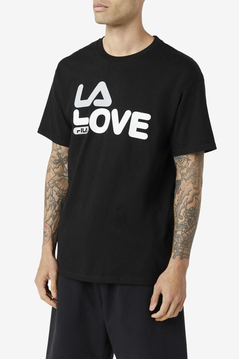 Fila La Love T-shirt Herr Svarta | XWg9ShrJK7t